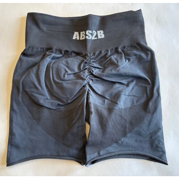 ABS2B Scrunch Booty Shorts - Gray SMALL - Picture 5 of 7